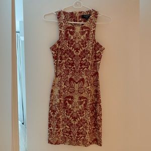 Maurie + Eve Red and Cream Dress XS